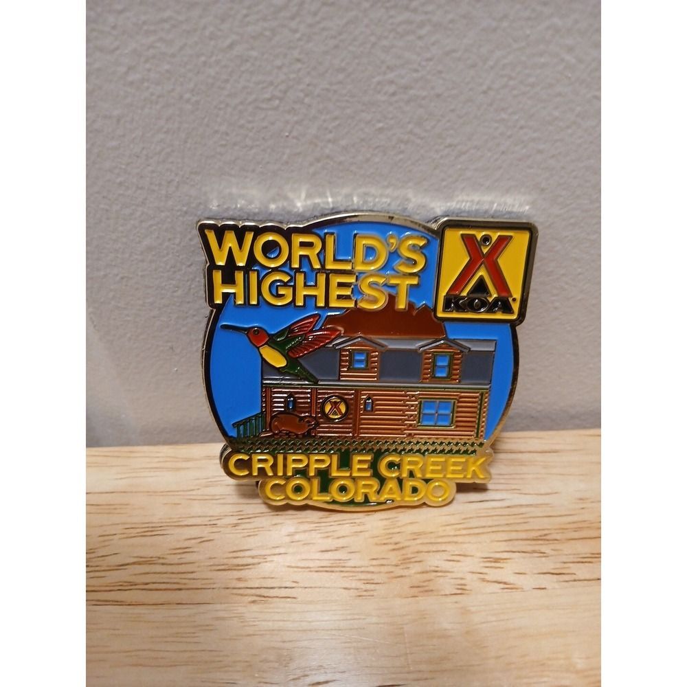 KOA Campground Cripple Creek Colorado Magnet World's Highest KOA Souvenir 2.5In